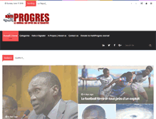 Tablet Screenshot of haiti-progres.com